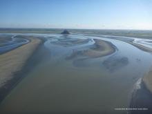 Mont Saint-Michel et estran (A. Hemon, SMBMSM)